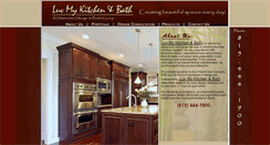 Desktop Screenshot of luvmykitchenandbath.com