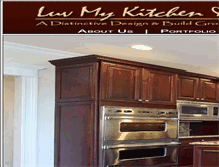 Tablet Screenshot of luvmykitchenandbath.com